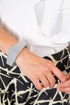 Modern bangle Molly - metallic